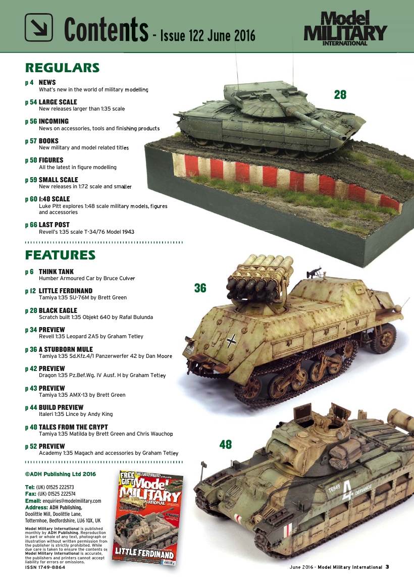 Model Military International 2016-122